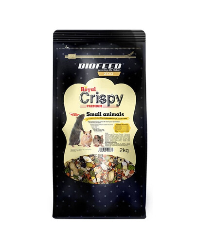 BIOFEED Royal Crispy premium-toit väikestele närilistele 2 kg