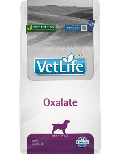 Farmina Vet Life Oxalate koertele oksalaat-, uraat- ja tsüstiinkivide vähendamiseks 2 кg