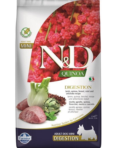 FARMINA N&D Quinoa Dog Adult Mini Digestion 2.5 kg