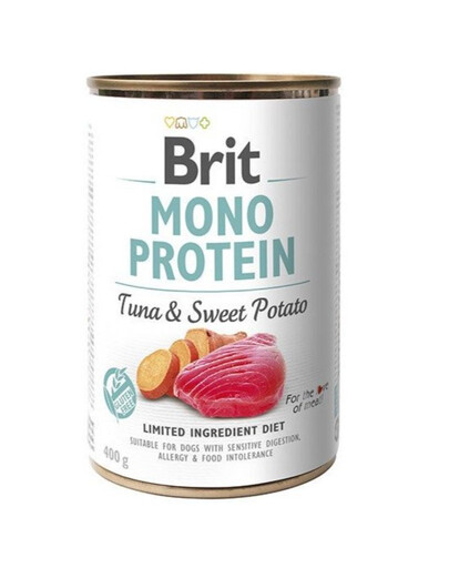 BRIT Mono Protein Tuna & Sweet Potato 400 g monoproteiinkarmatta ja jamss