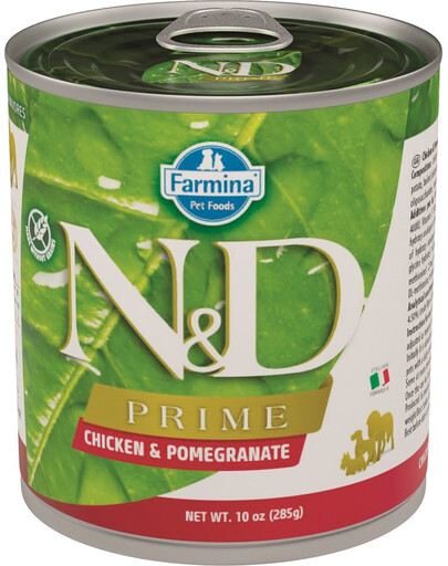 FARMINA N&D Prime Dog Chicken & Pomegranate konserv 285 g