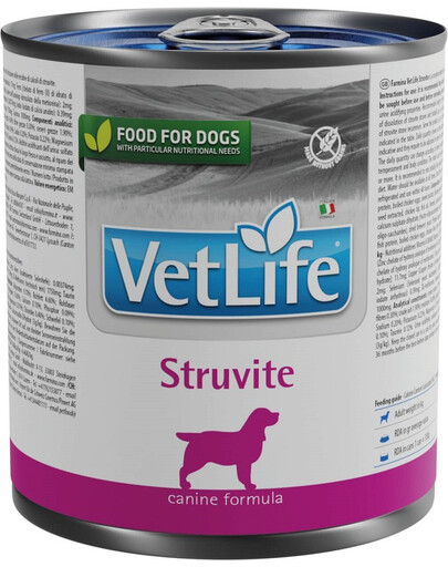 Farmina Vet Life Struvite dieettoit koertele struviitkivide lahustamiseks 300 g