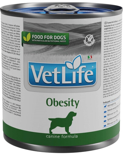 Farmina Vet Life Obesity koertele liigse kehakaalu vähendamiseks 300 g