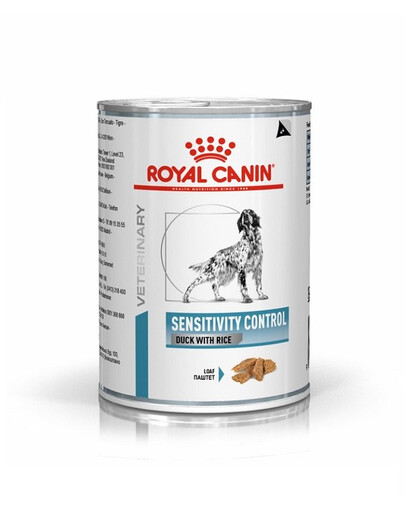 ROYAL CANIN Dog sensitivity control duck 6 x 410 g märgtoit täiskasvanud koertele, kellel on toidule ebasoodsad reaktsioonid.