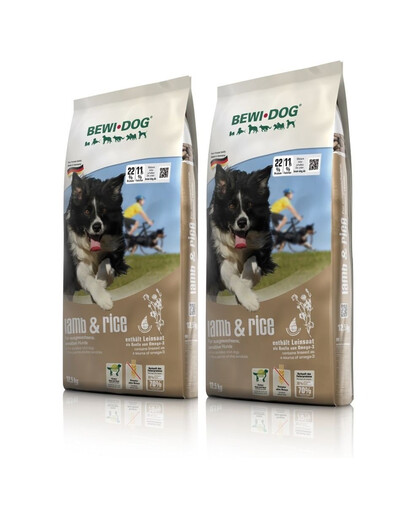 BEWI DOG Lamb & Rice 2 x 12,5 kg sööda lambaliha ja riisiga