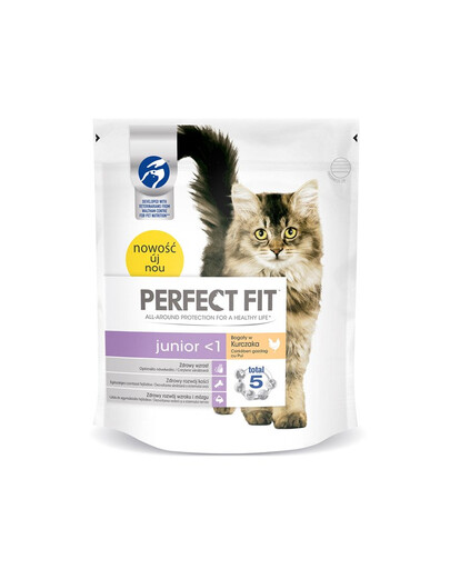 Perfect Fit Junior (< 1 aasta) rikkaliku kanalihaga toit 5 X 750 g
