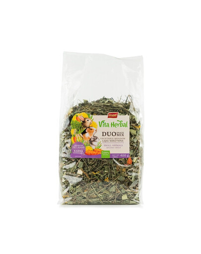VITAPOL Vita Herbal Duo Snack taimne heinamaa närilistele ja küülikutele 400 g