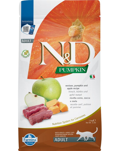 FARMINA N&D Adult Pumpkin Venison & Apple 1,5 kg