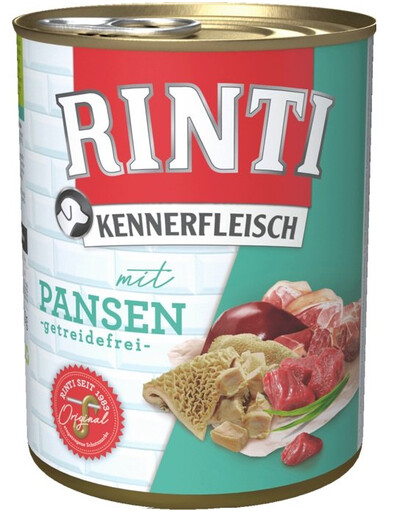 RINTI Kennerfleisch Rumen koos kõhutäiega 12x400 g