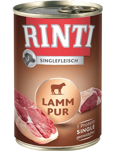 RINTI Singlefleisch Lamb Pure 6x400 g monoproteiinist lambaliha