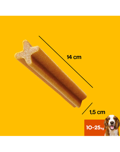 PEDIGREE DentaStix (keskmise tõu) hambahooldus maiuspalad koertele 54 tk. - 18x77g 32944