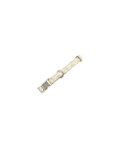 Zolux Envy reguliuojamas antkaklis Flora 15 mm - smėlinis