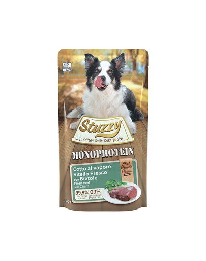 STUZZY Dog Monoprotein Veršiena su burokėliais 150 g hipoalerginiis maistas šunims