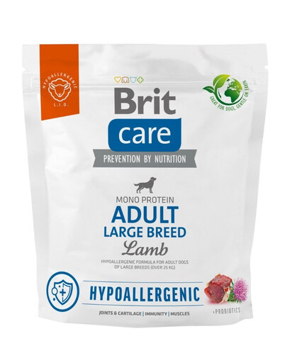 BRIT Care hüpoallergeenne täiskasvanud suurtest tõugudest lambalihaga 1 kg