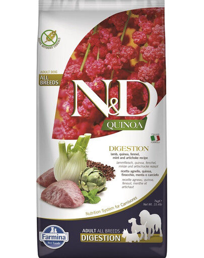 N&D Dog Quinoa Digestion Lamb & Fennel 7 kg