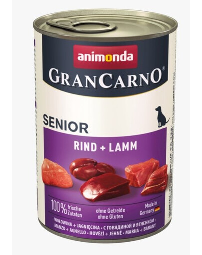 Animonda Grancarno Senior lamba- ja vasikalihaga 800 g
