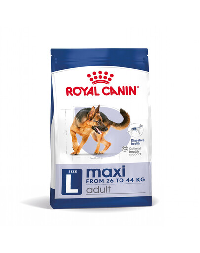 ROYAL CANIN Maxi Adult 10 kg kuivtoit täiskasvanud koertele, üle 15 kuu vanuselt, suurtele tõugudele
