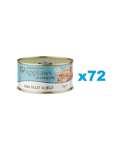 APPLAWS Cat Adult Tuna Fillet in Jelly Тунец в желе 72x70 г