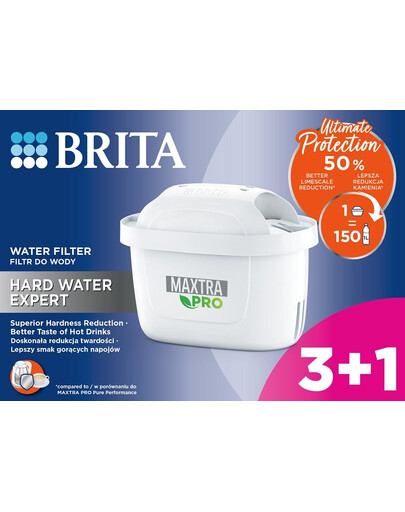 BRITA MAXTRA PRO Hard Water Expert 3+1 (4 tk) veefilter