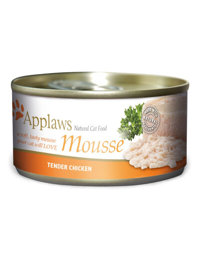 APPLAWS Cat Mousse Tin 70g Chicken kasside märgtoit kanalihaga
