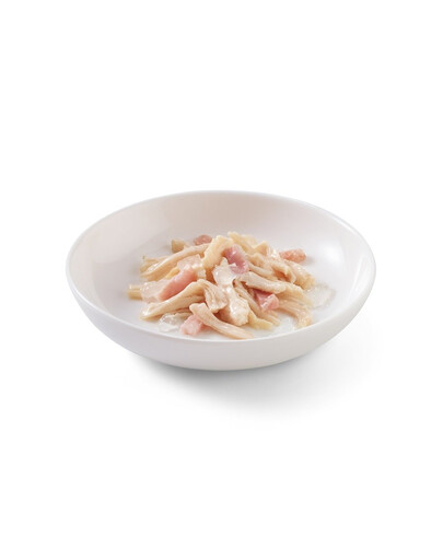 SCHESIR Vištienos filė su kumpiu kačių maistas 140 g