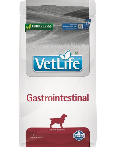 FARMINA Vet Life Gastrointestinal dieettoit koertele ägeda soolestiku imendumishäire vähendamiseks 2 kg