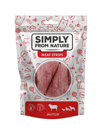 SIMPLY FROM NATURE Meat Strips Liharibad koertele 80 g