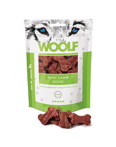 WOOLF väikesed kondid lambalihaga 100g