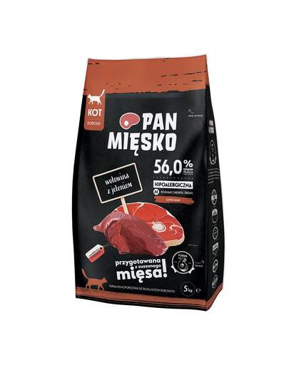 PAN MIĘSKO Veiseliha koos hirvega M 5kg
