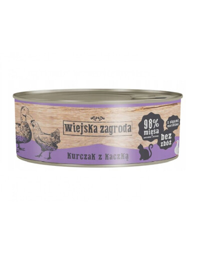 Adult Kurczak z kaczką 85 g puszka dla kota