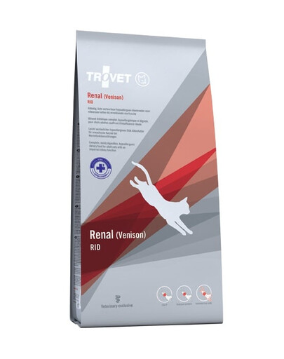 TROVET Renal Venison RID kassidele hirveliha 3 kg