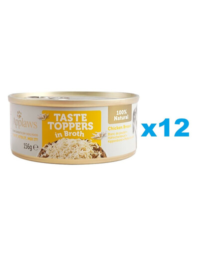 APPLAWS Taste Toppers Kanarind puljongis 12x156 g