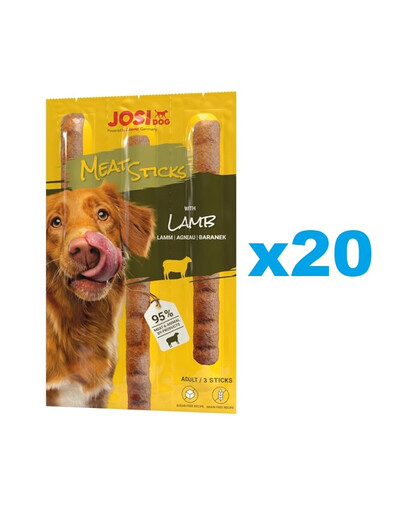 JOSERA JosiDog Lihapulgad lambalihaga koertele 20x33g