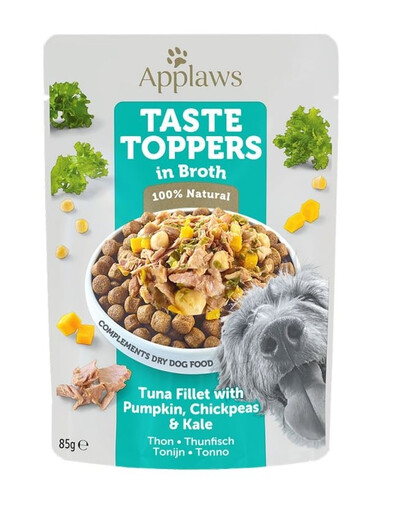 APPLAWS Taste Toppers Tuunifilee, kõrvits, lehtkapsas puljongis 85 g