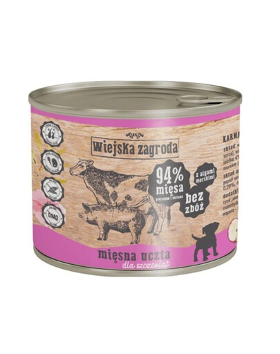 WIEJSKA ZAGRODA Lihapidu kutsikatele 200 g
