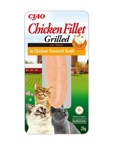 INABA CIAO Kana filee grillitud kanapuljongis 25 g