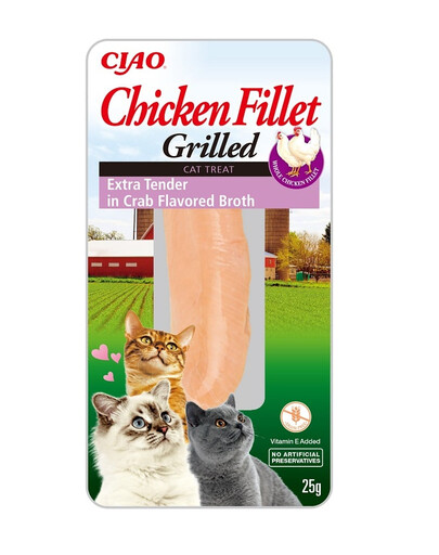 NABA CIAO Extra Tender chicken fillet grilled Õrn kanafilee krabipuljongis 25 g