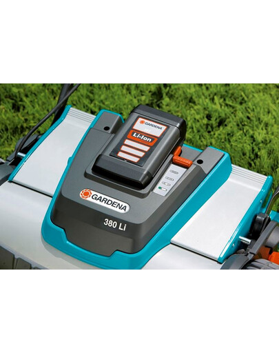 GARDENA Akutrimmer 380 Li koos kotiga