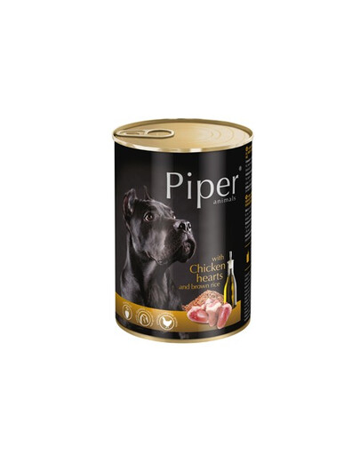 DOLINA NOTECI PIPER kanasüdamete ja riisiga 400g märgtoit täiskasvanud koertele