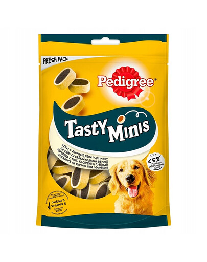 PEDIGREE Tasty Bites Cheesy juustu ja veiselihaga 6 * 140 g