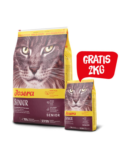 JOSERA Cat Carismo Senior 10 kg kuivtoit vanematele kassidele + 2 kg toitu TASUTA