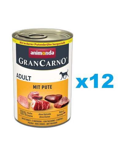 ANIMONDA GranCarno Adult Türgi 12x400g