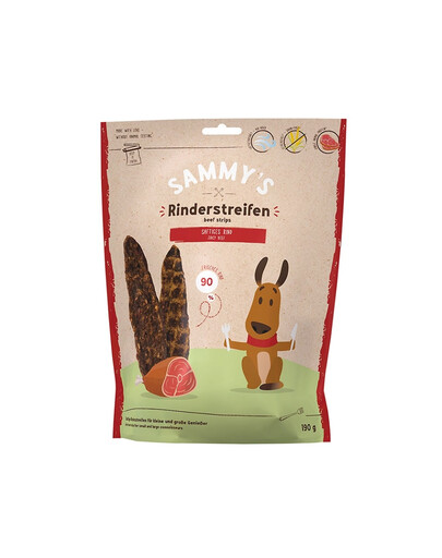 BOSCH SAMMY’S Beef Strips Veiseliha ribad 190 g