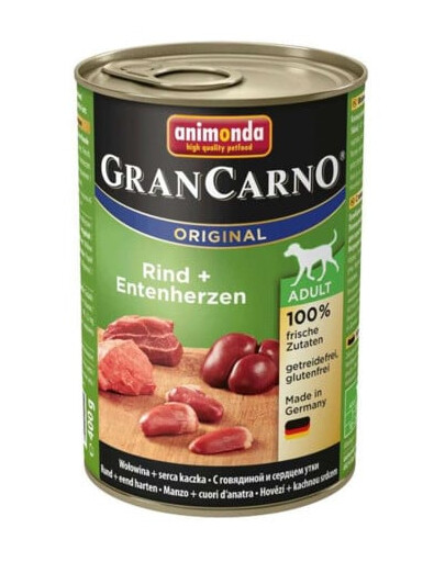 ANIMONDA Grancarno 400 g teraviljavaba purk koertele