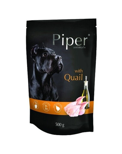 DOLINA NOTECI PIPER Animals vutiga 500g märg koeratoitu