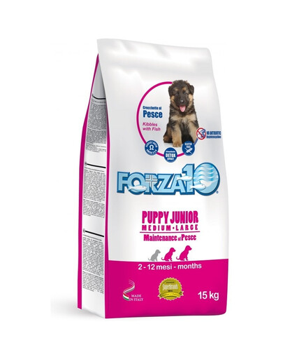 FORZA10 M/L Maintenance Puppy Junior kalaga kuivtoit keskmist ja suurt tõugu koertele 15 kg