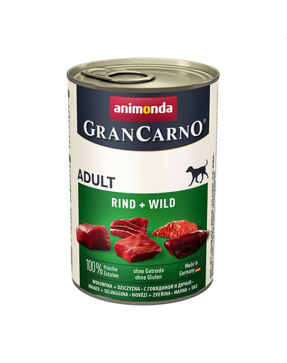 ANIMONDA Grancarno 400 g teraviljavaba purk koertele