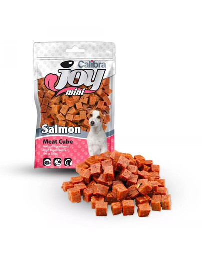 CALIBRA Dog Joy Mini Salmon Cube 70 g Väikesed lõhekuubikud