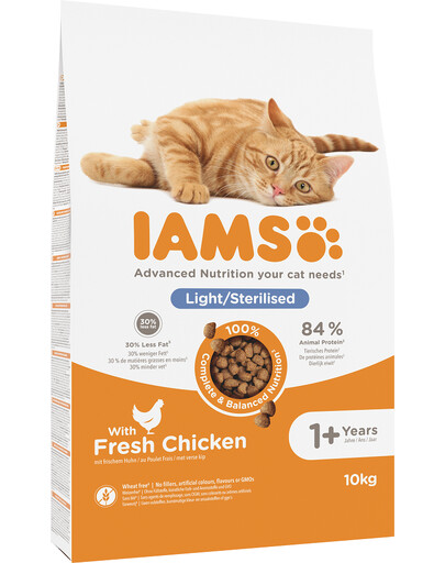 Iams Adult Weight Control All Breeds Chicken 10 kg