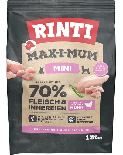 RINTI MAX-I-MUM Mini Adult Chicken  kanaliha väikestele tõugudele 1 kg
